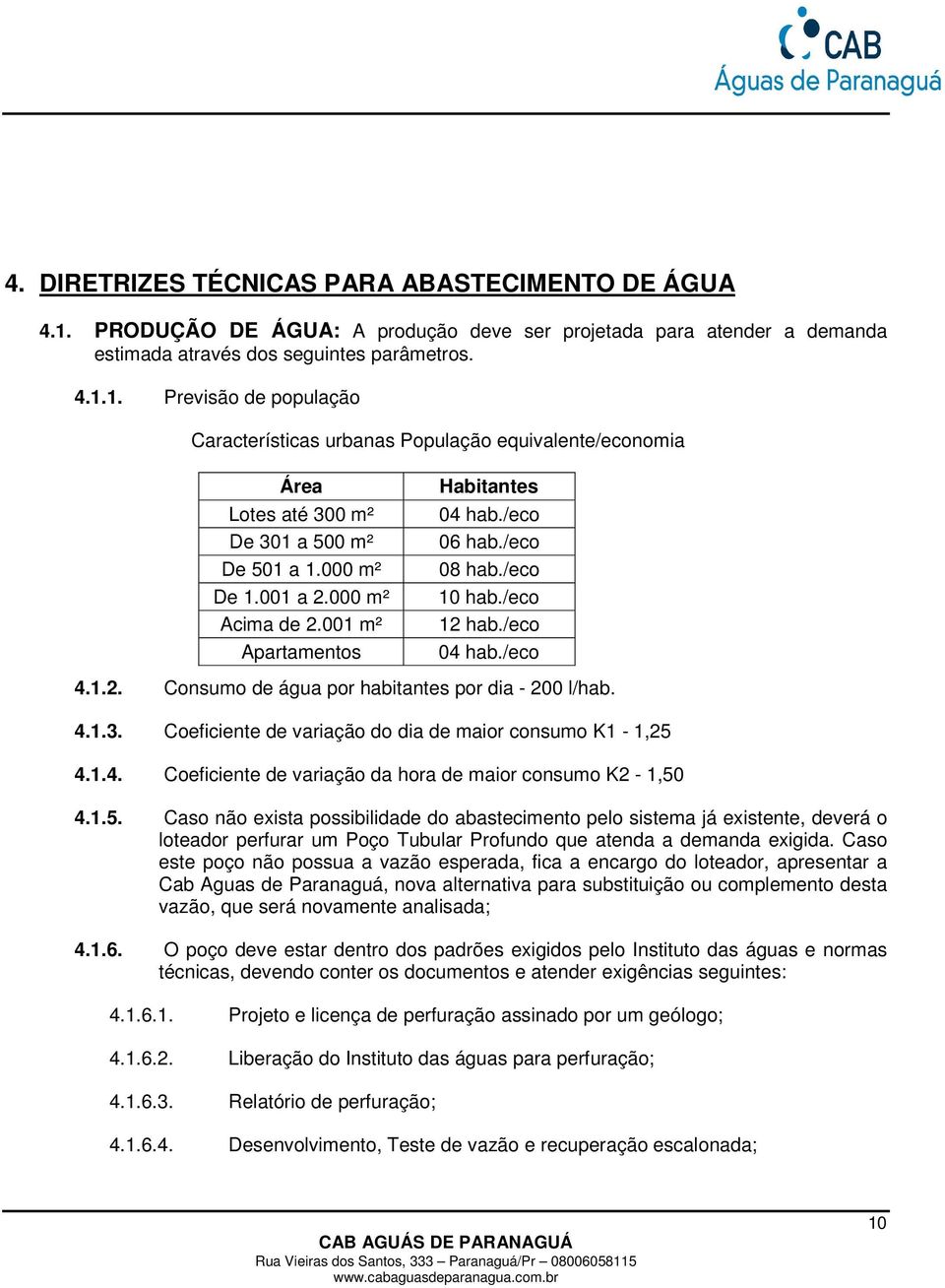 4.1.3. Coeficiente de variação do dia de maior consumo K1-1,25 