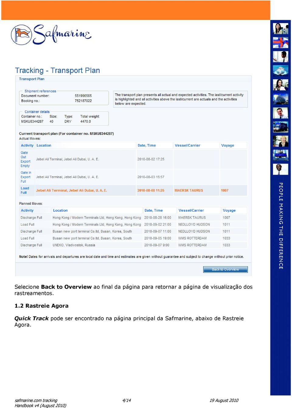 2 Rastreie Agora Quick Track pode ser encontrado na página