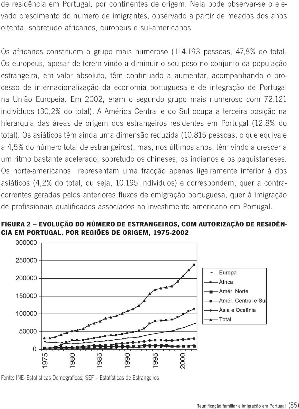 Os africanos constituem o grupo mais numeroso (114.193 pessoas, 47,8% do total.