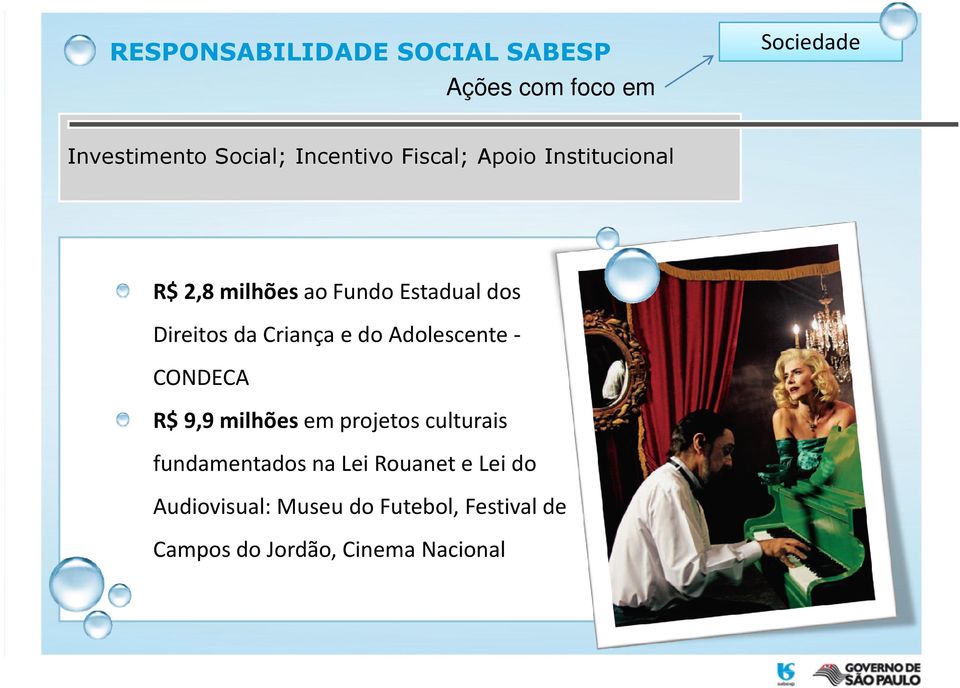 Adolescente CONDECA R$ 9,9 milhões em projetos culturais fundamentados na Lei Rouanet e