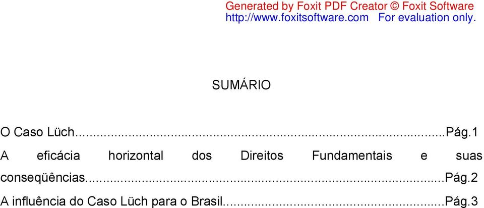 Fundamentais e suas conseqüências...pág.