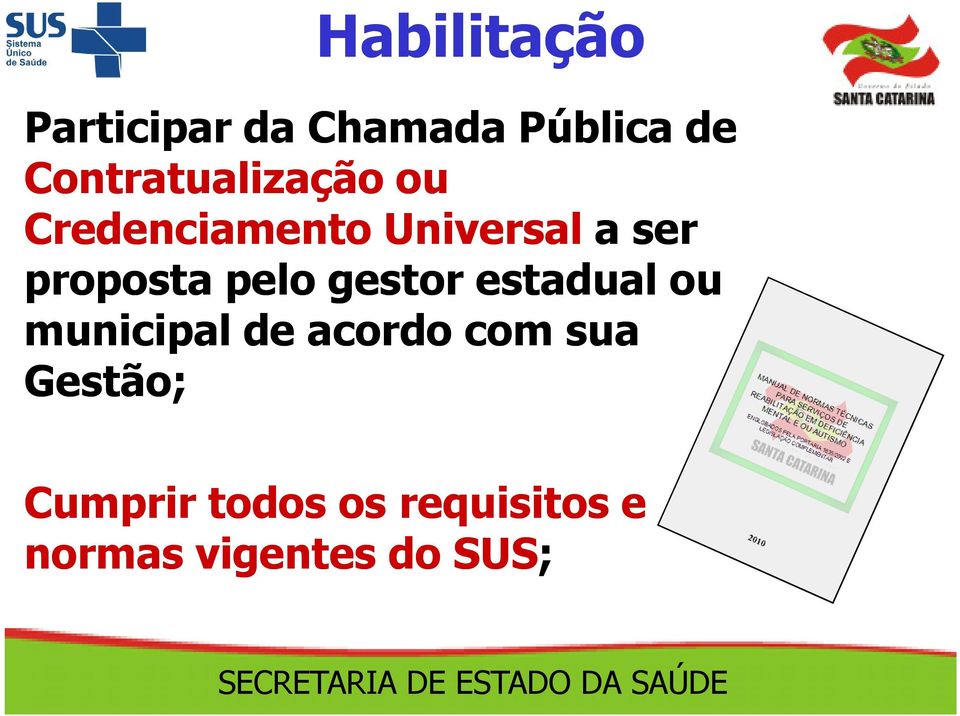 proposta pelo gestor estadual ou municipal de acordo