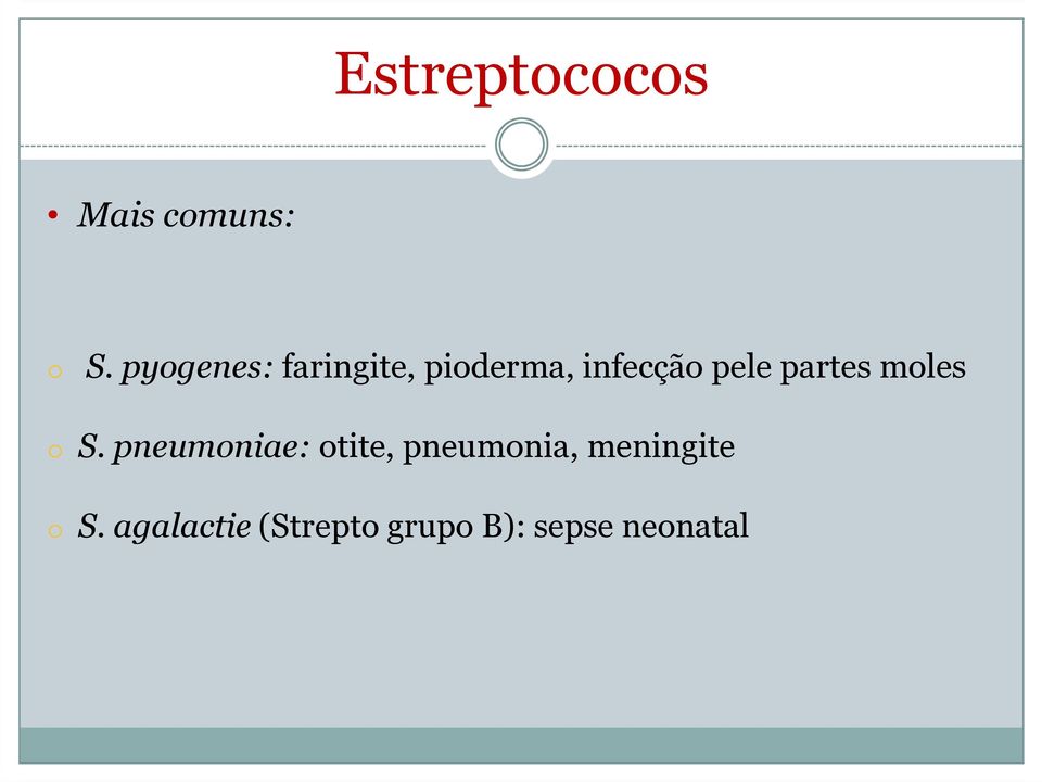 partes moles o S.