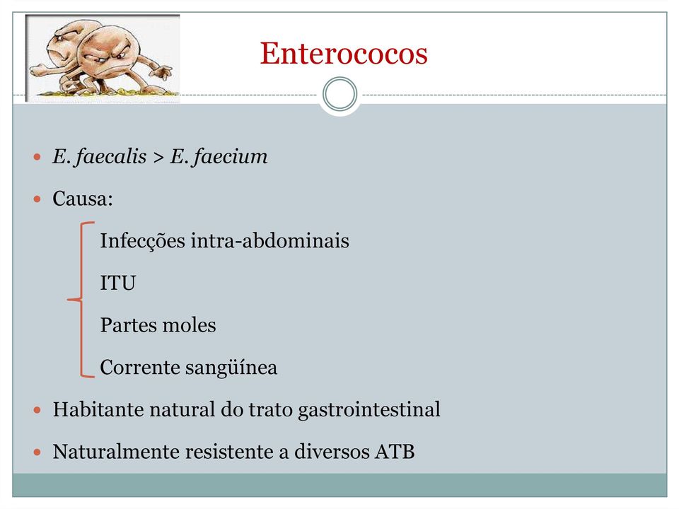 Partes moles Corrente sangüínea Habitante