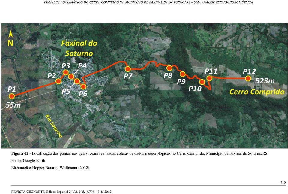 Comprido, Município de Faxinal do Soturno/RS.