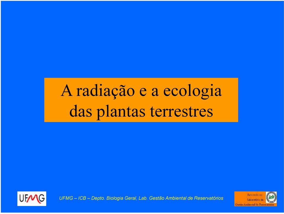 ecologia