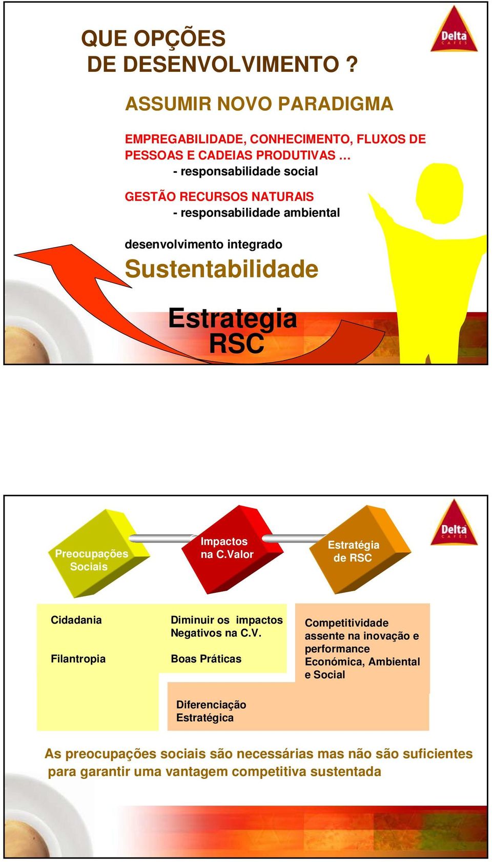 responsabilidade ambiental desenvolvimento integrado Sustentabilidade Estrategia RSC Preocupações Sociais Impactos na C.