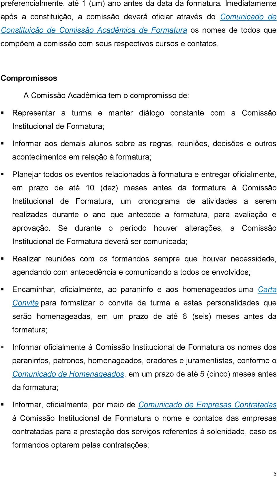 cursos e contatos.