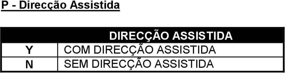 COM DIRECÇÃO ASSISTIDA