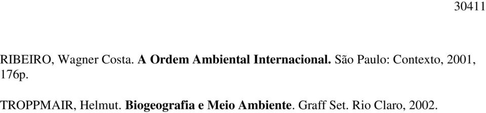 São Paulo: Contexto, 2001, 176p.