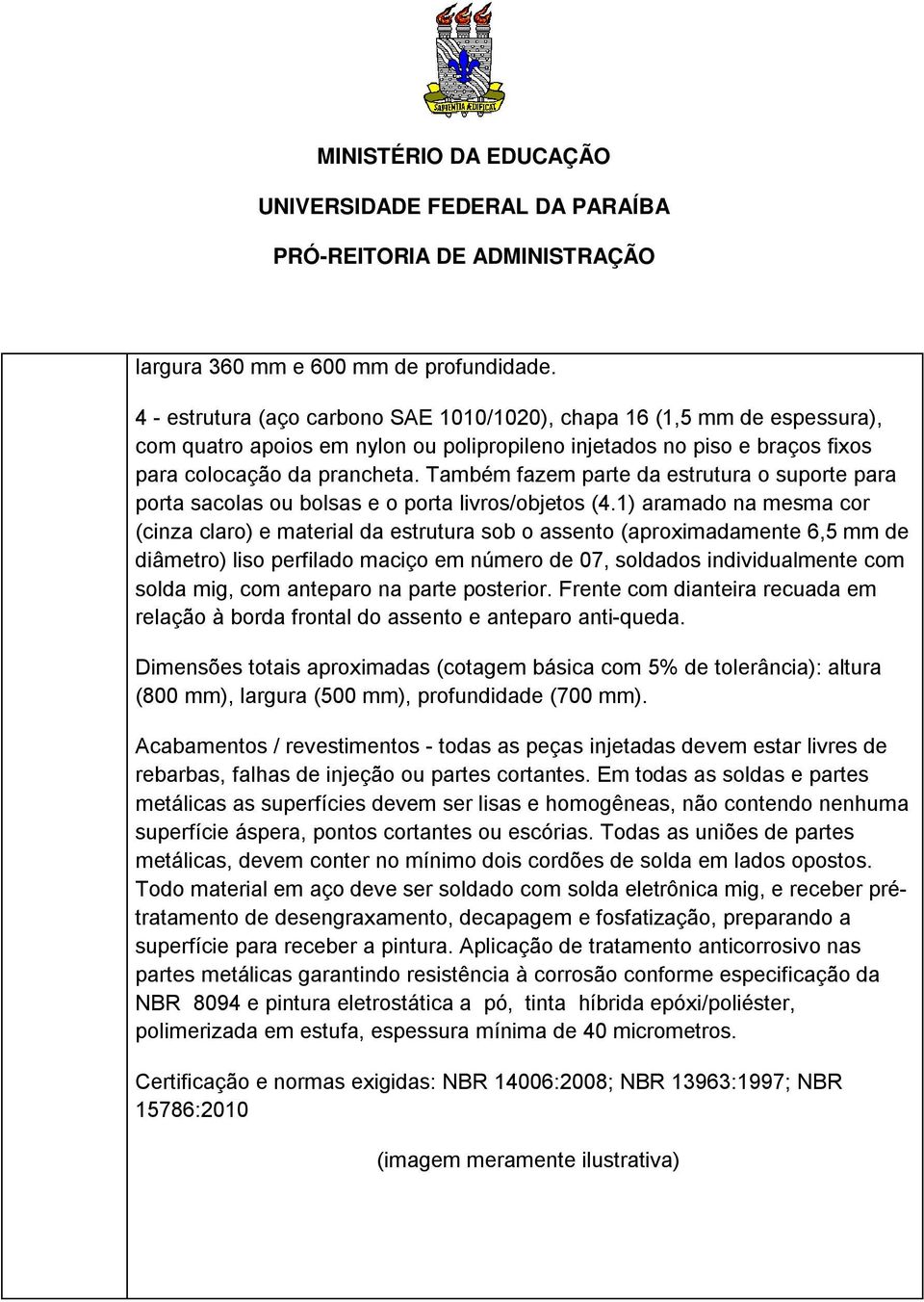 Também fazem parte da estrutura o suporte para porta sacolas ou bolsas e o porta livros/objetos (4.