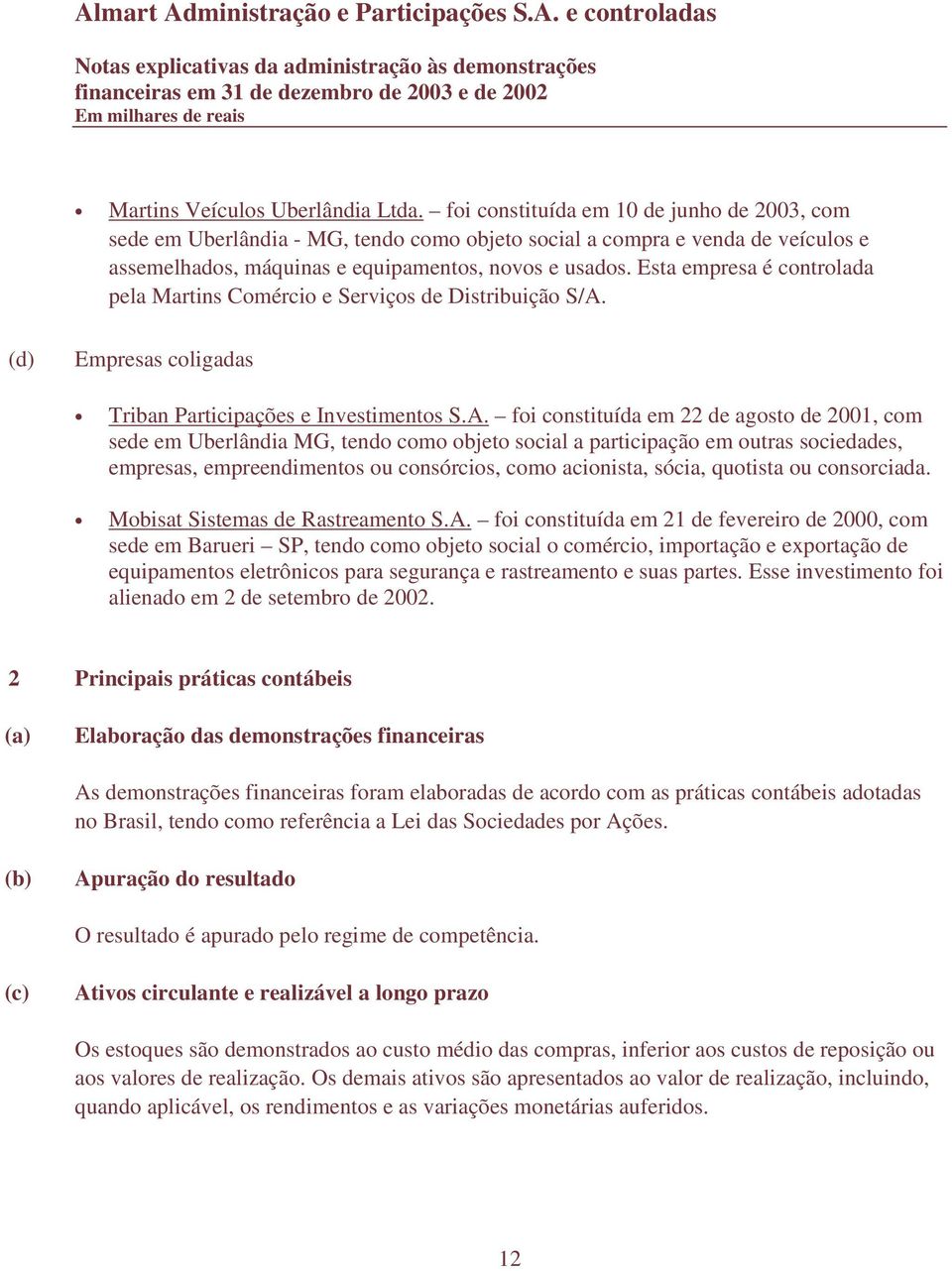 Esta empresa é controlada pela Martins Comércio e Serviços de Distribuição S/A.