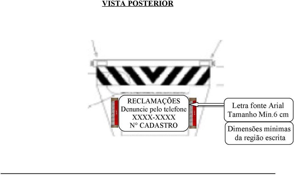 CADASTRO Letra fonte Arial Tamanho