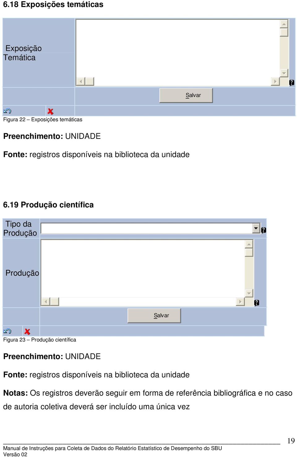 19 Produção científica Tipo da Produção Produção Figura 23 Produção