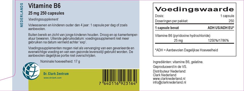 Voedingssupplementen mogen niet als vervanging van een gevarieerde en evenwichtige voeding en van een gezonde levensstijl gebruikt worden. De aanbevolen dagelijkse portie niet overschrijden.