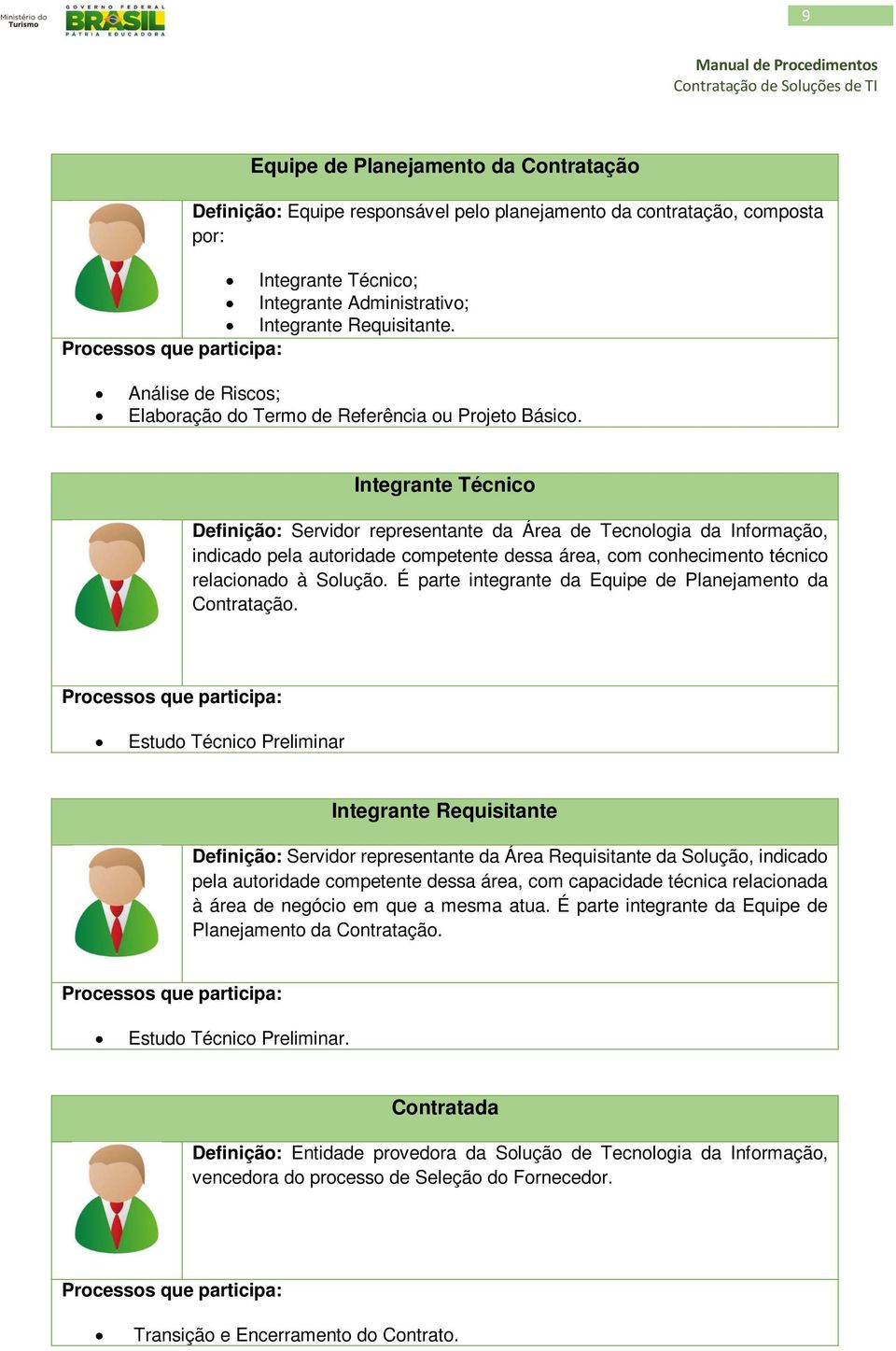 Integrante Técnico Servidor representante da Área de Tecnologia da Informação, indicado pela autoridade competente dessa área, com conhecimento técnico relacionado à Solução.