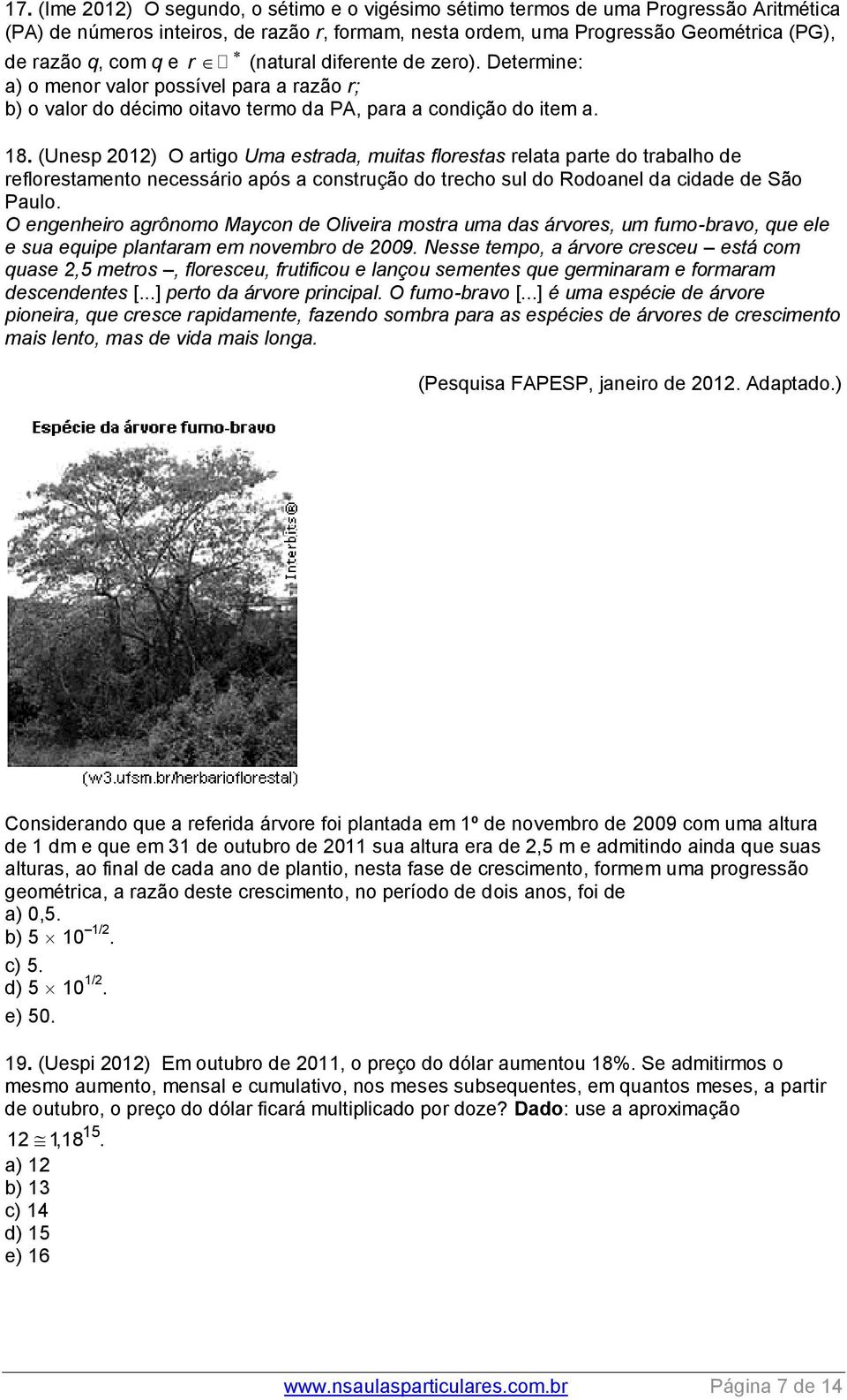(Uesp 01) O artigo Uma estrada, muitas florestas relata parte do trabalho de reflorestameto ecessário após a costrução do trecho sul do Rodoael da cidade de São Paulo.