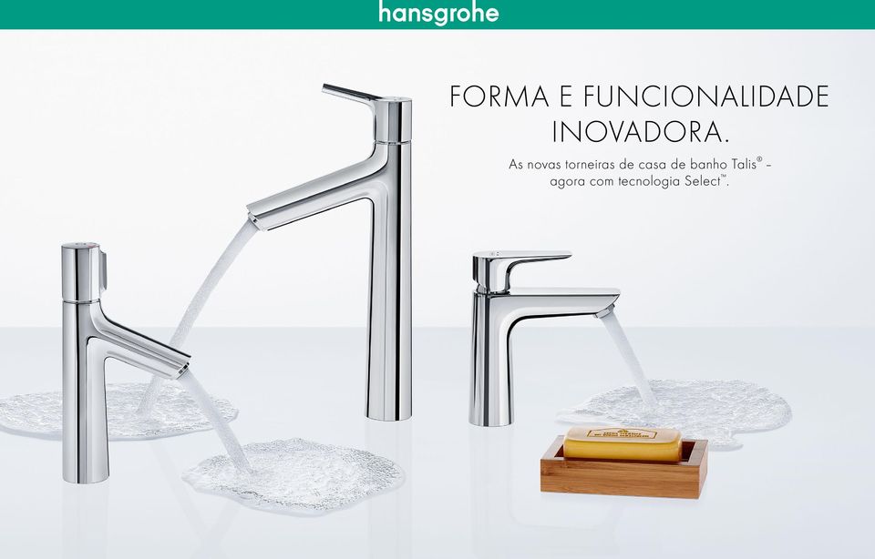 FORMA E FUNCIONALIDADE INOVADORA. As novas torneiras de casa de banho Talis  agora com tecnologia Select. - PDF Free Download