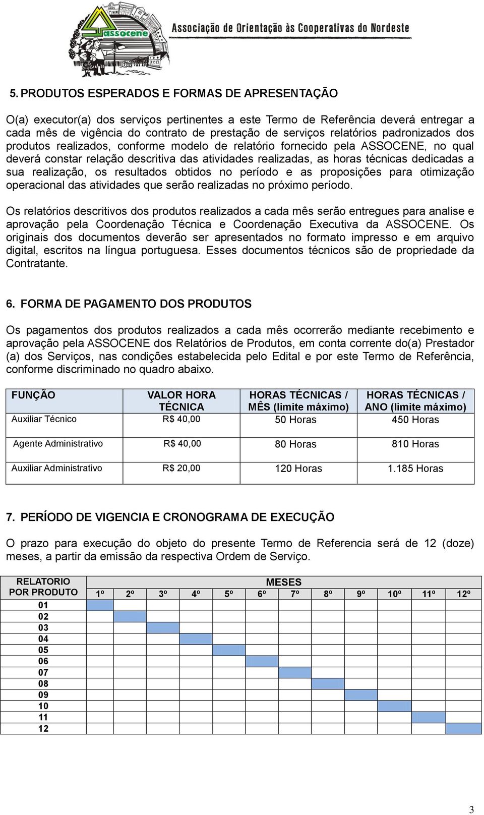 a sua realização, os resultados obtidos no período e as proposições para otimização operacional das atividades que serão realizadas no próximo período.