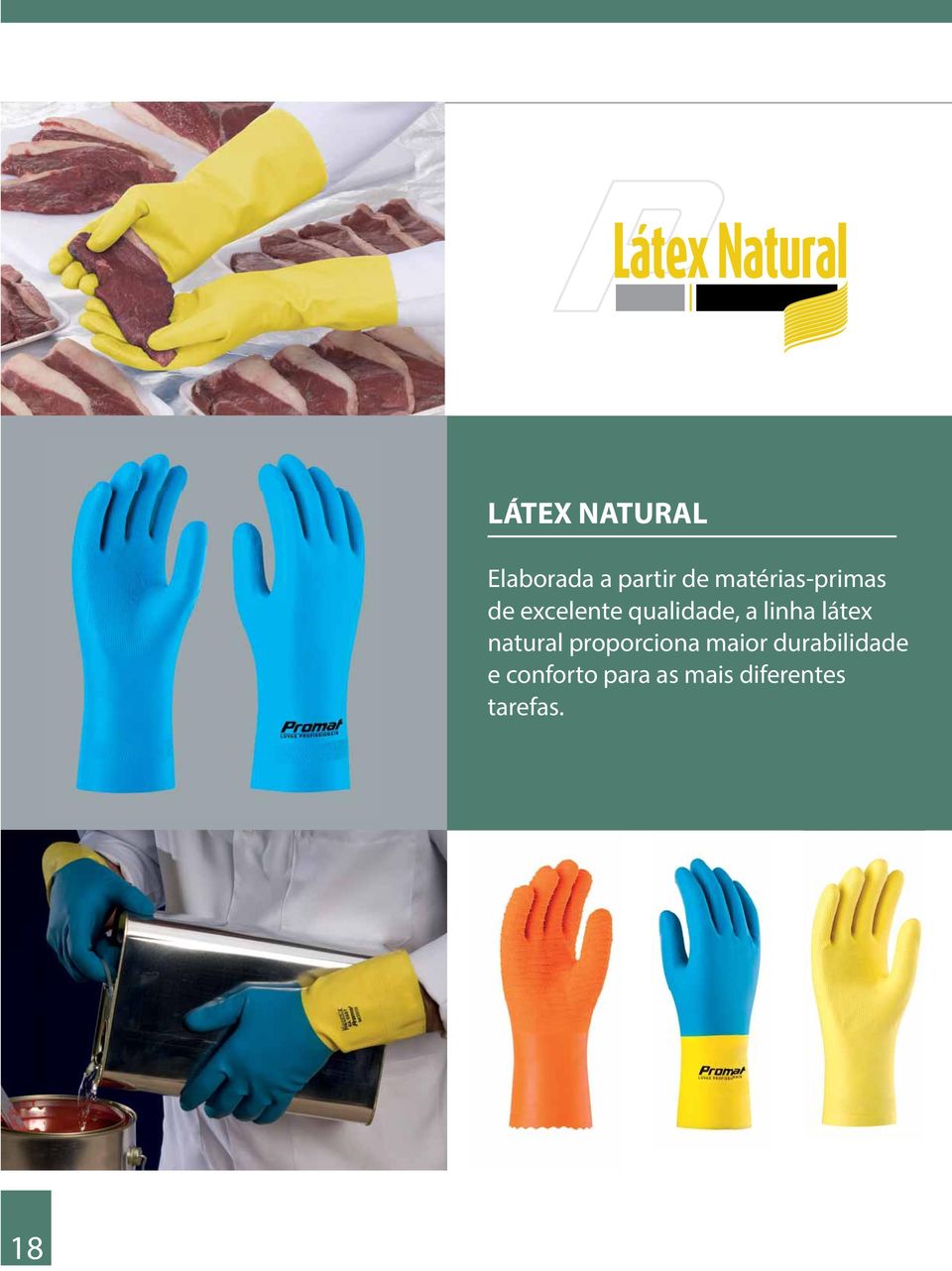 linha látex natural proporciona maior