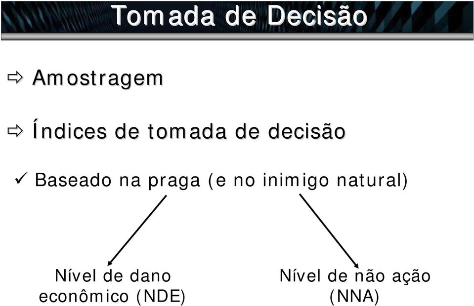 (e no inimigo natural) Nível de dano