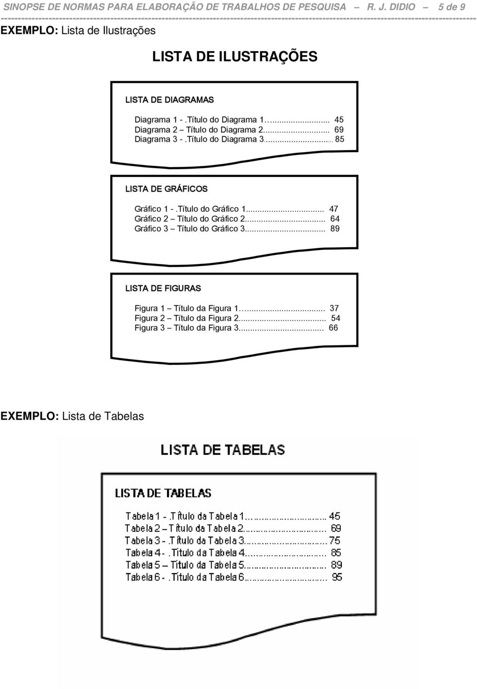 .. 45 Diagrama 2 Título do Diagrama 2... 69 Diagrama 3 -.Título do Diagrama 3... 85 LISTA DE GRÁFICOS Gráfico 1 -.Título do Gráfico 1.