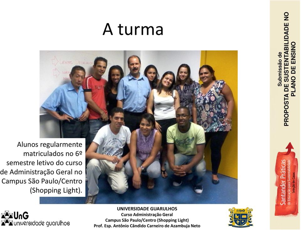 do curso de Administração Geral no