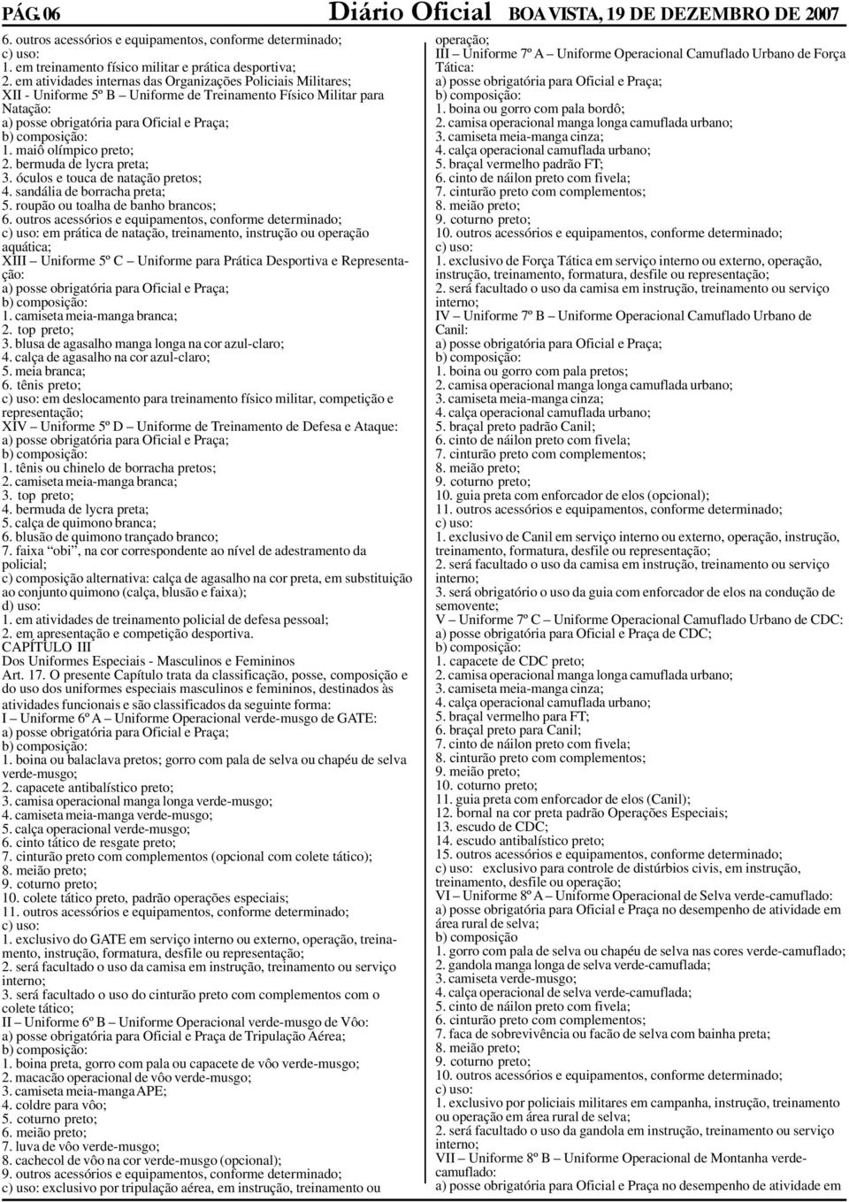 óculos e touca de natação pretos; 4. sandália de borracha preta; 5. roupão ou toalha de banho brancos; 6.