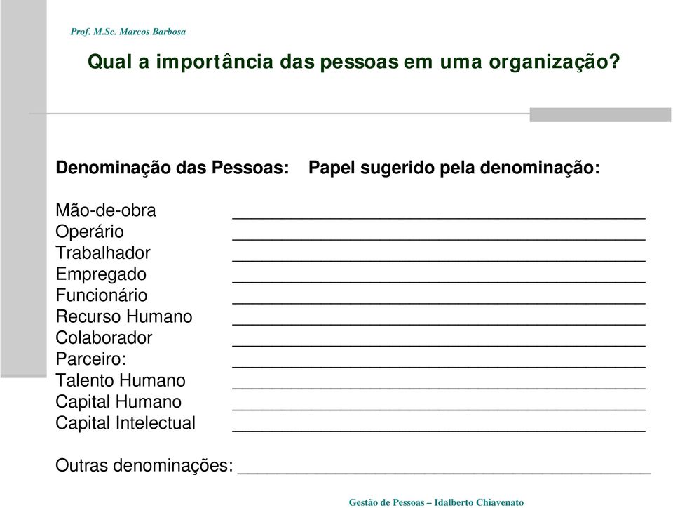 Trabalhador Empregado Funcionário Recurso Humano Colaborador Parceiro: