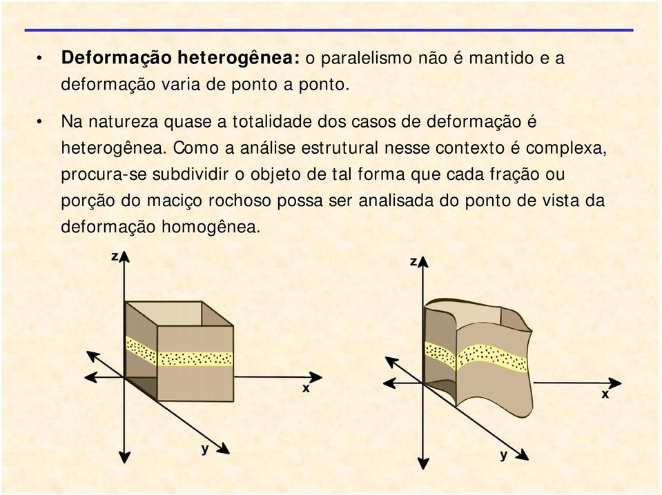 Como a análise estrutural nesse contexto é complexa, procura-se subdividir o objeto de tal