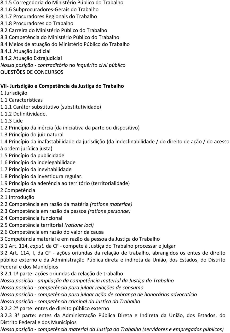 Meios de atuação do Ministério Público do Trabalho 8.4.