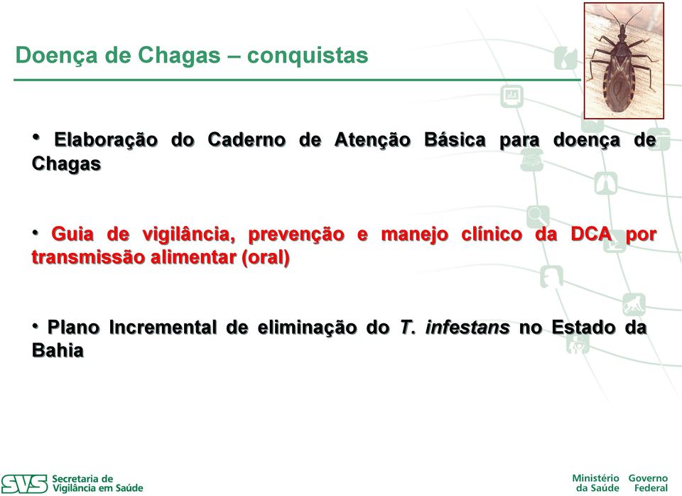 manejo clínico da DCA por transmissão alimentar (oral) Plano