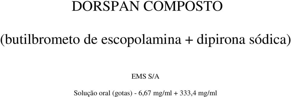 sódica) EMS S/A Solução oral