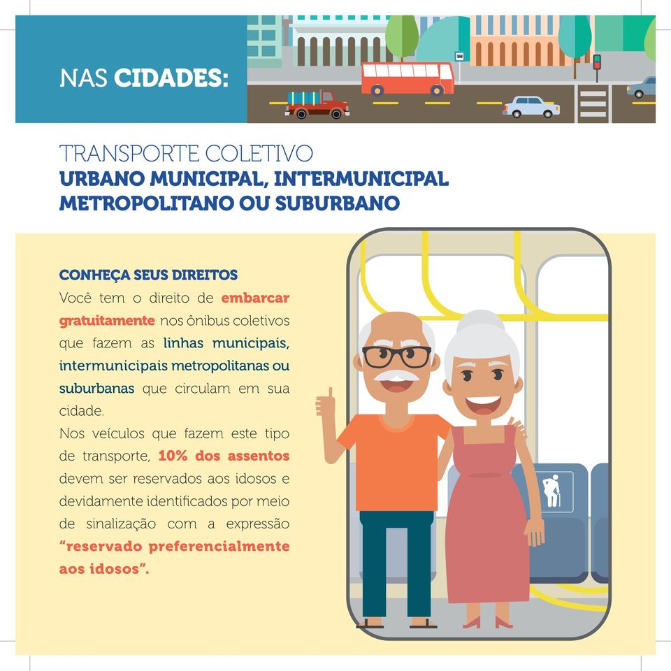 metropolitanas ou suburbanas que circulam em sua cidade.