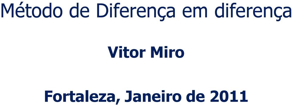 dferença Vtor