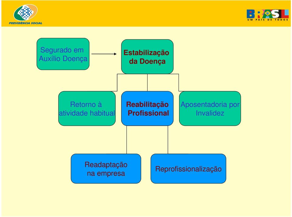 Reabilitação Profissional Aposentadoria por