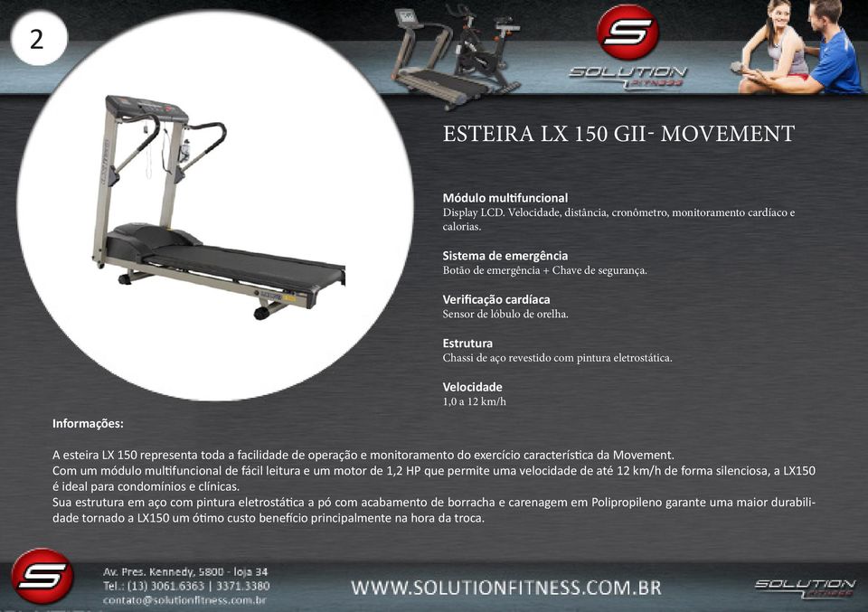 ESTEIRA LX 150 GII- MOVEMENT - PDF Free Download