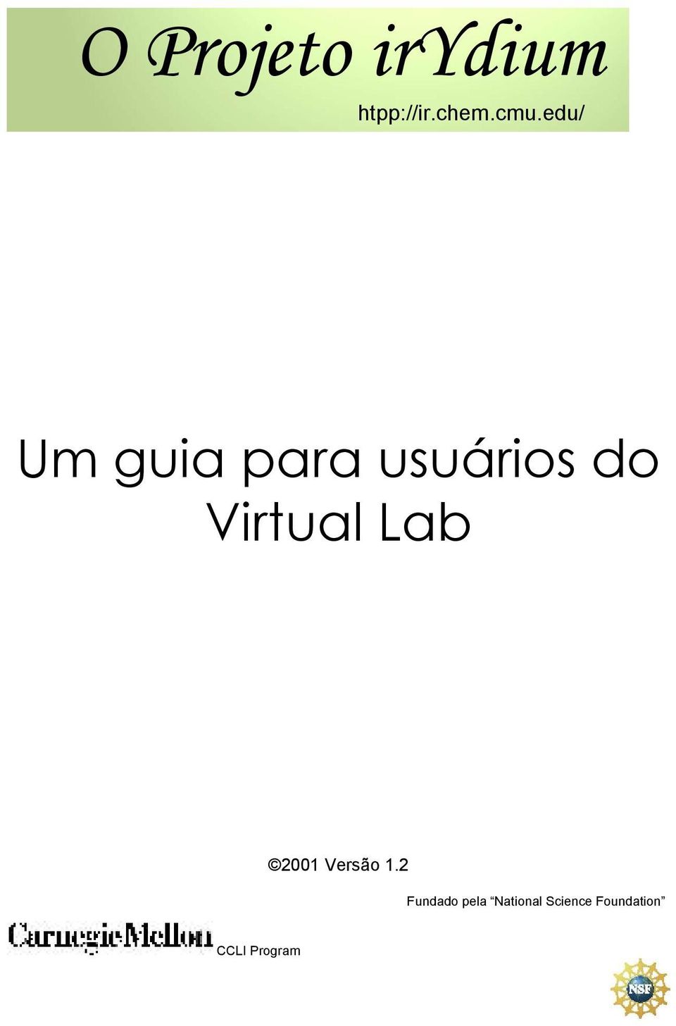 Virtual Lab 2001 Versão 1.