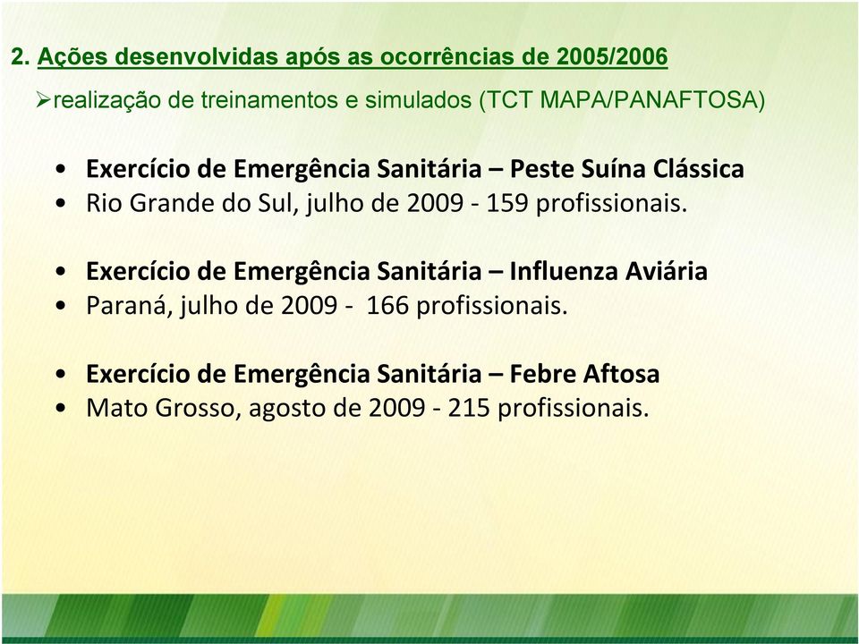 2009-159 profissionais.
