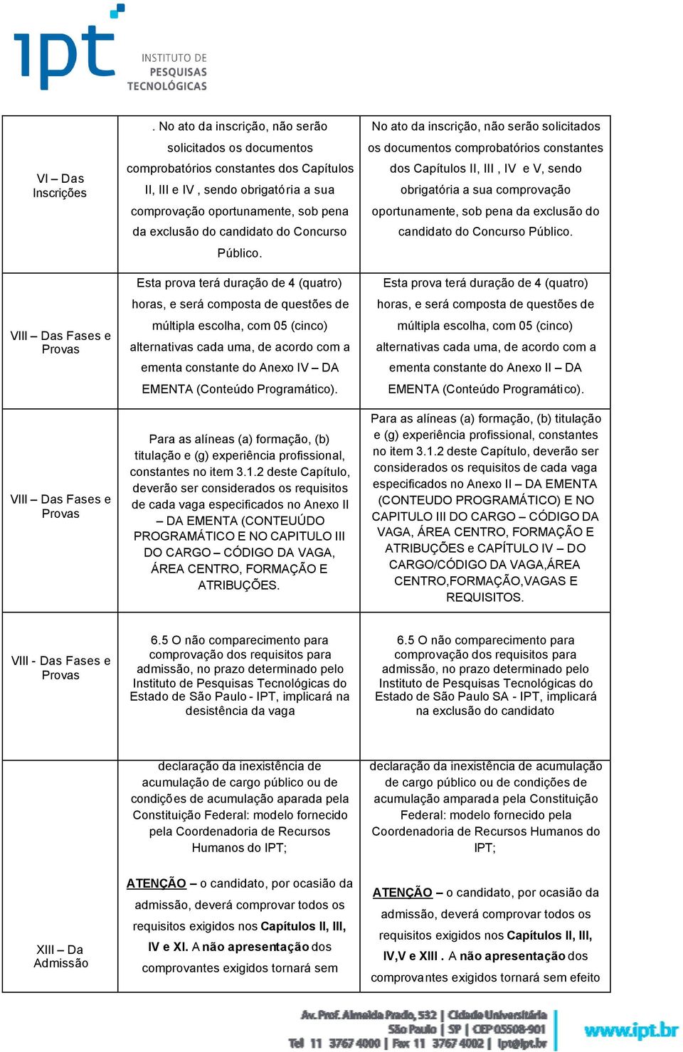 Concurso Público.