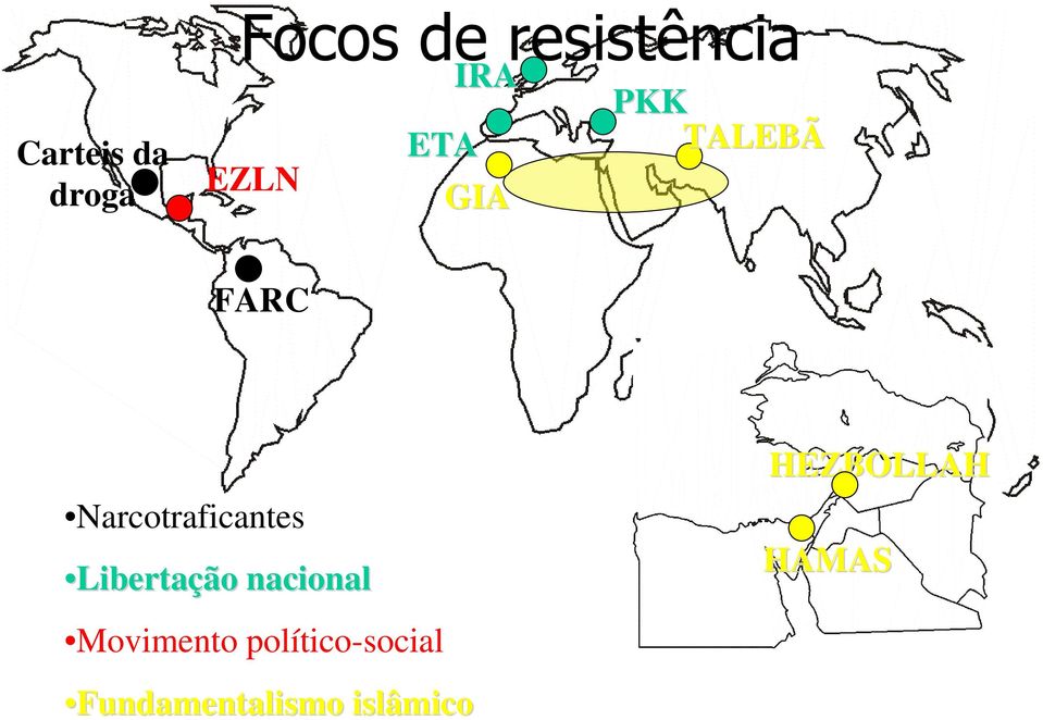 Narcotraficantes Libertação o nacional