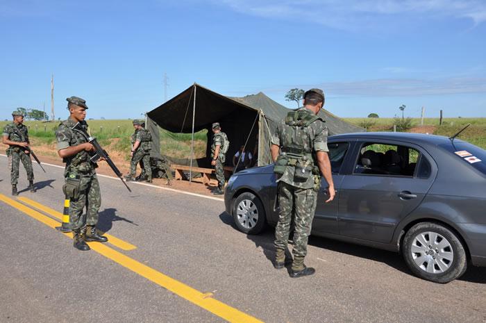 O poder de polícia atribuído ao Exército