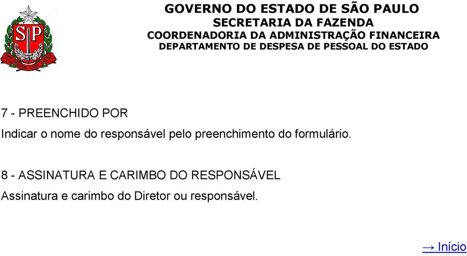 8 - ASSINATURA E CARIMBO DO RESPONSÁVEL