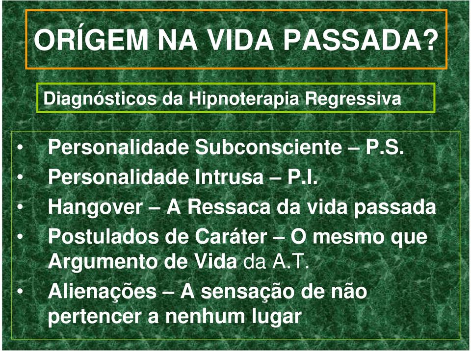 P.S. Personalidade In