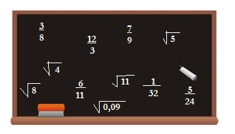 Números, como e que não são dízimas finitas nem infinitas periódicas, logo não são números racionais. Dizem-se números irracionais. Um número que não seja racional diz-se irracional.