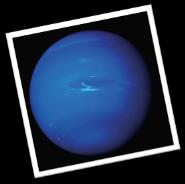 azul Úrano tem a particularidade de efetuar o seu movimento de rotação em torno de um eixo que está muito próximo do plano da sua órbita Neptuno é o oitavo planeta a contar do Sol, Neptuno tem uma