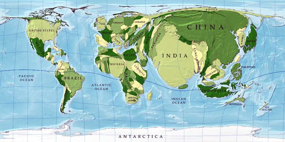 MAPA: PAÍSES MAIS