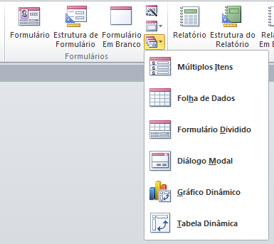 Criar um formulário Formulário Estrutura de Formulário