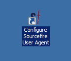 9. O agente de usuário de Sourcefire adiciona um ícone rápido do lançamento ao desktop do sistema Windows. Desinstalação do agente de usuário de Sourcefire A fim desinstalar o agente de usuário 2.