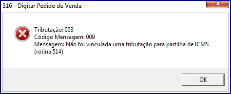 Acres. Parti. e Vl. Dif. Aliq. Part., na planilha de itens. Caso Vl. Acres. Parti. seja menor que zero (0), o campo virá informado com zero.